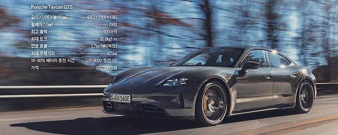 포르셰 타이칸 GTS. /사진 포르셰