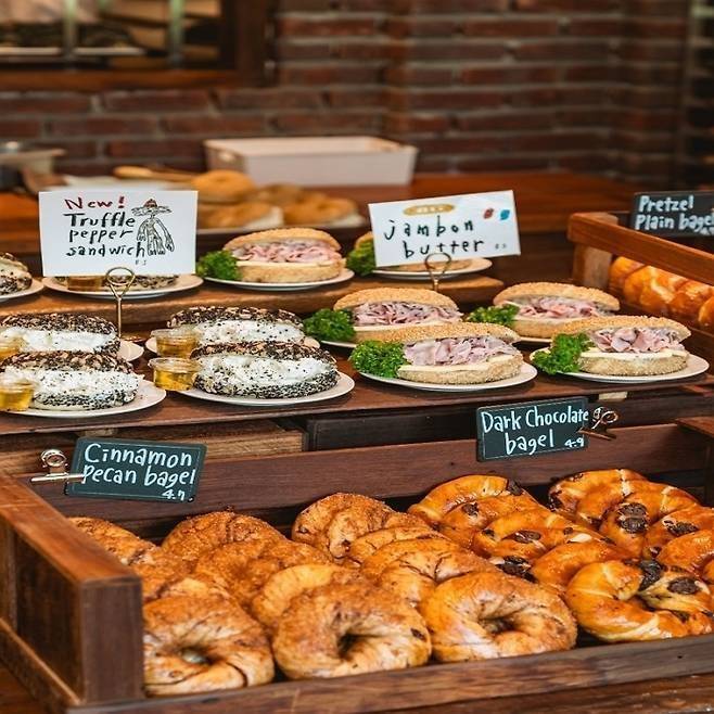 런던 베이글 뮤지엄 주요 메뉴. 뉴스1 제공.