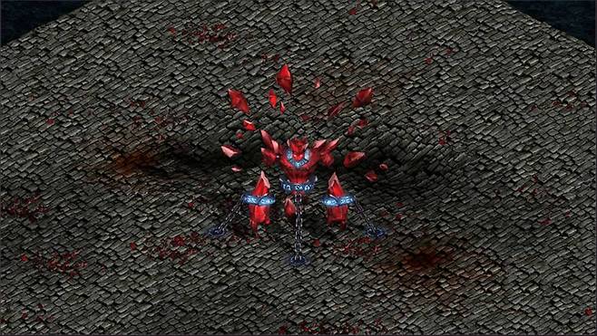첫 등장한 ‘어썰트 챌린지’의 보스 몬스터, ‘보석 골렘 탈로스’.