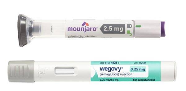 마운자로, 위고비/사진=일라이 릴리, 노보 노디스크 제공