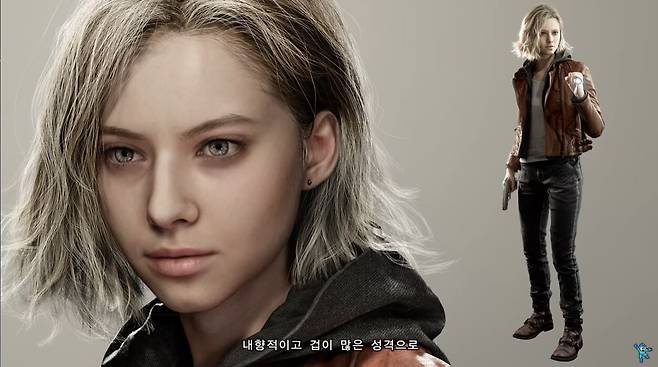 ▲ 9의 주인공인 그레이스, 레온으로는 호러를 보여주기 어렵다 판단해 새로운 유형으로 기획한 캐릭터라고