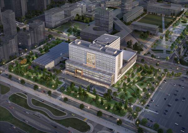 올해 착공 예정인 시흥배곧서울대병원 조감도. 시흥시 제공