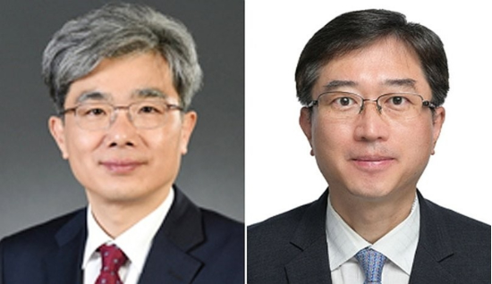 김상환 (왼쪽) 전 대법관·오영준 서울고법 부장판사. (사진=연합뉴스)