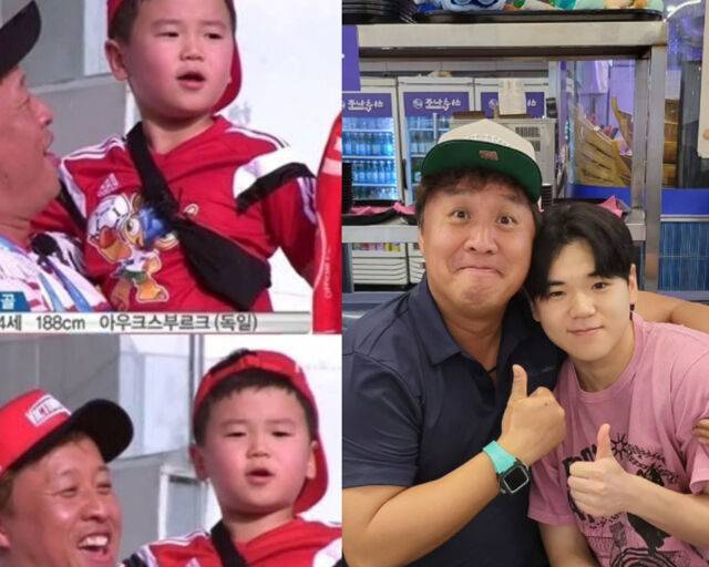 윤후가 정준하와 재회해 눈길을 끌고 있다. / 윤민수 소셜미디어 캡처