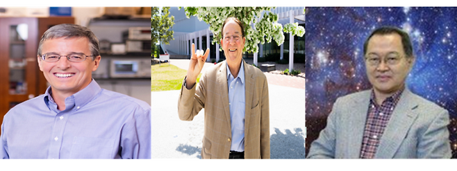 존 로저스(왼쪽부터) 신소재공학과 교수, 그레그 로서멜 전산학부 교수, 최상혁 항공우주공학과 교수.[KAIST 제공]
