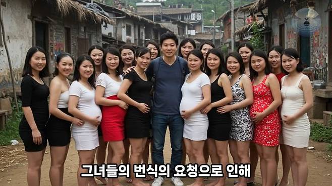 AI로 생성한 가짜 이미지. (사진=유튜브 채널 '인생지혜의 호수' 캡처) *재판매 및 DB 금지