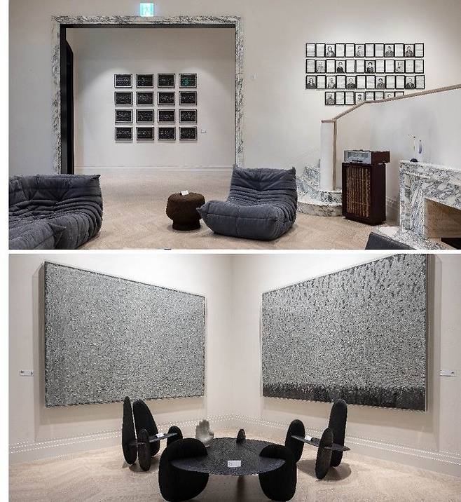 M3의 테라스 하우스TERRACE HOUSE는 차분하고 고요한 모노톤의 작품들을 만나볼 수 있는 공간이다.  *재판매 및 DB 금지