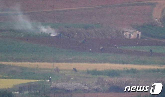 북한 황해북도 개풍군 마을. 2021.9.28/뉴스1 ⓒ News1 박정호 기자