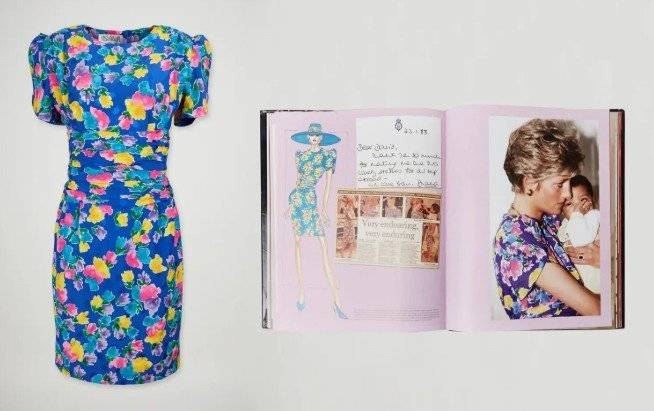 경매에서 52만달러(약 7억원)에 낙찰된 고 다이애나비의 '돌봄 드레스' /사진 = Julien's Auctions 홈페이지 캡처,뉴시스