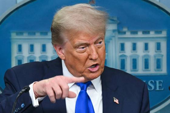 도널드 트럼프 미국 대통령. AFP=연합뉴스