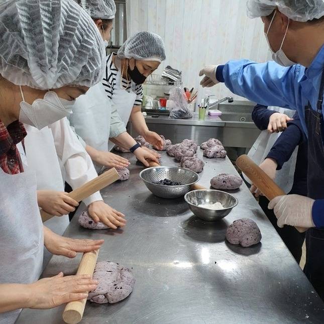 ▲ 채향원 쿠킹클레스 수업 모습.