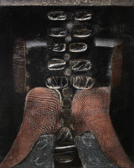 박서보, ‘원형질(原形質) 1-62’, 1962. 국립현대미술관 제공