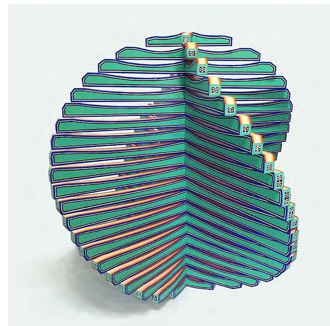 김아라. 집합 #1  Set #1  2016 목재에 아크릴릭 acrylic on wood  60x60x60cm *재판매 및 DB 금지