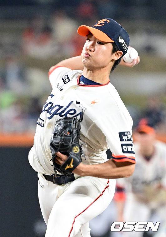 [OSEN=최규한 기자] 한화 정우주. 2025.04.18 / dreamer@osen.co.kr