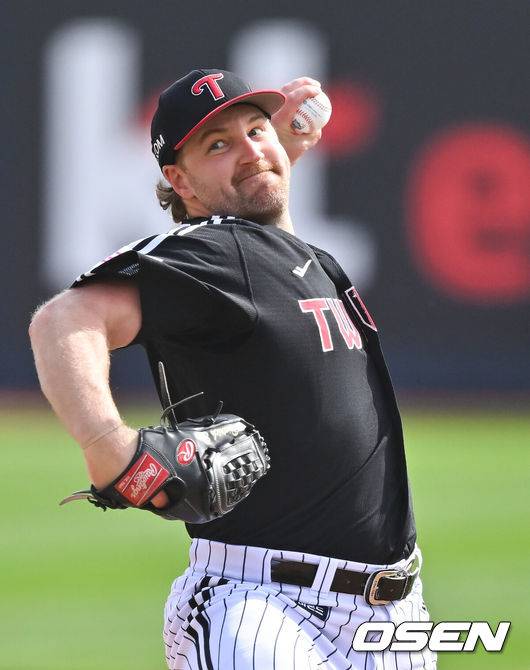 [OSEN=박준형 기자] LG 시절 디트릭 엔스. 2024.10.09 / soul1014@osen.co.kr