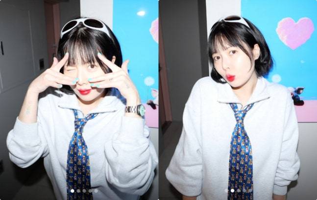 ▲ 출처| 현아 개인 계정