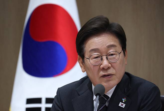 이재명 대통령이 지난 19일 서울 용산 대통령실에서 국무회의를 주재하고 있다. 대통령실사진기자단