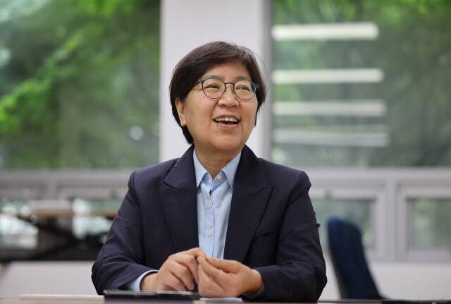 이재명 정부 첫 보건복지부 장관 후보자로 지명된 정은경 전 질병관리청장. 신소영 기자 viator@hani.co.kr