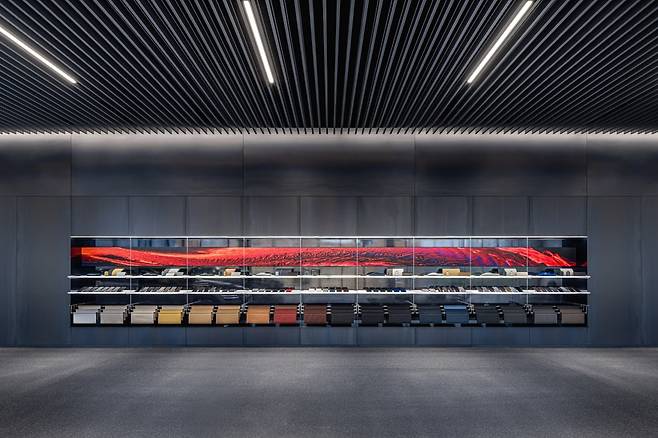 제네시스 청주 CMF wall./사진=제네시스