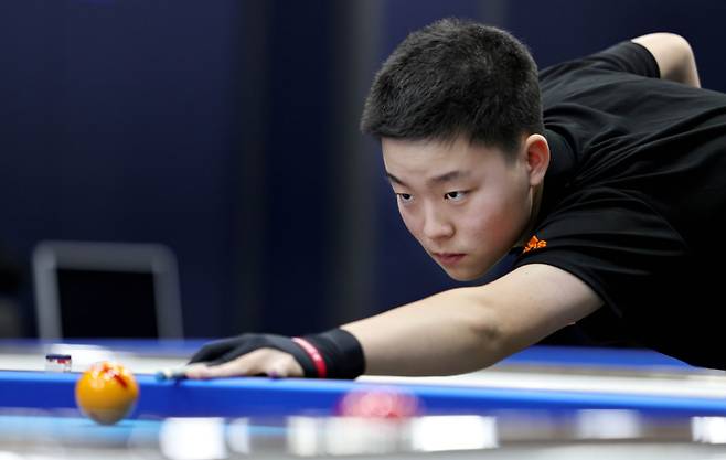 하나카드 챔피언십 128강 최연소 선수인 17세 김영원(하림). PBA 제공