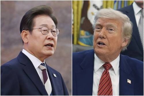 이재명 대통령(왼쪽)-트럼프 미국 대통령 [사진 = 연합뉴스∙AP]