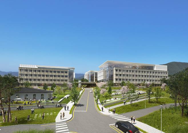 한국재료연구원 첨단소재 실증연구단지 조감도.[한국재료연구원 제공]