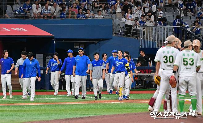 삼성 라이온즈는 27일 서울 고척스카이돔에서 열린 2025 신한 SOL Bank KBO리그 키움 히어로즈와 원정경기에서 4-5 역전패를 당했다. 엑스포츠뉴스 DB