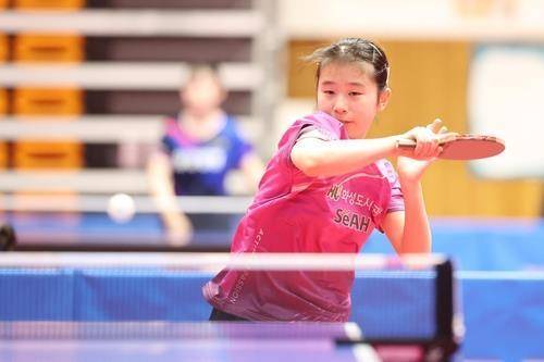 여자 탁구 기대주 허예림의 경기 장면 [대한탁구협회 제공. 재판매 및 DB 금지]