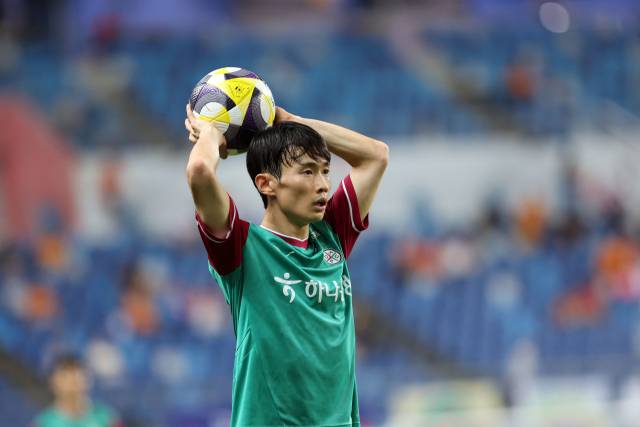 김문환 대전하나시티즌 선수. 대전하나 제공