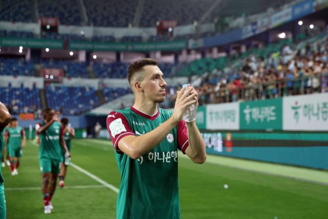 안톤 대전하나시티즌 선수. 대전하나 제공