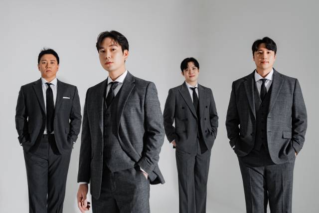 남성 4인조 팝페라 그룹 송클레어. 에임스엔터테인먼트 제공