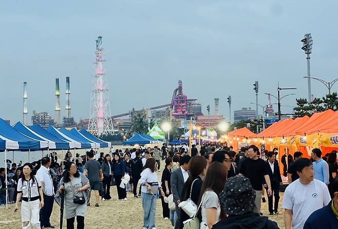 포송마차 행사장 전경. /포항시 제공