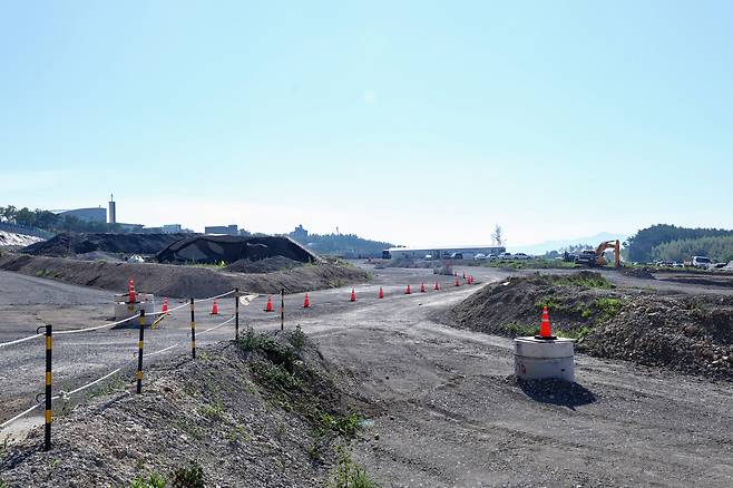 도시개발이 진행중인 곡강지구 일대. /임창희 기자