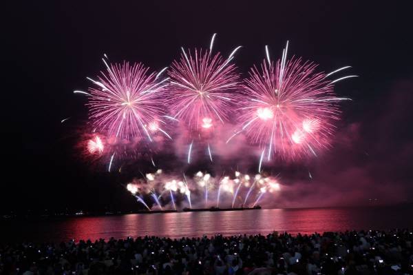 지난해 포항국제불빛축제 전경.