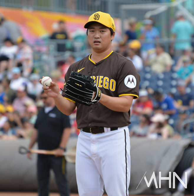 (샌디에이고 시절의 고우석)