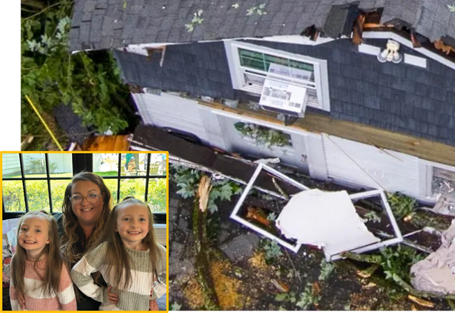 미국 뉴욕주 오나이다 카운티에서 발생한 강력한 토네이도로 인해 어린 쌍둥이 자매가 잠을 자던 중 목숨을 잃는 안타까운 사고가 발생했다. [사진=Oneida County Sheriff's Office]