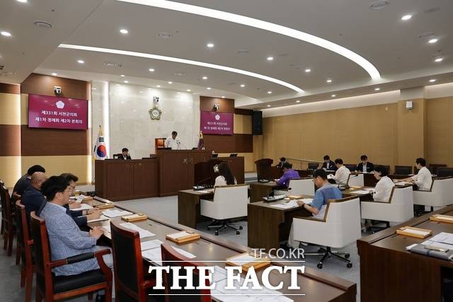 서천군의회가 제331회 제1차 정례회를 진행하고 있다. /서천군의회