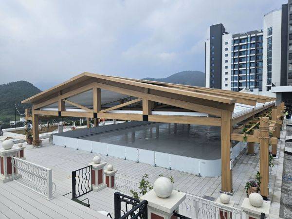 쏠비치 남해 부대시설 '아이스비치' 전경. 박재현 기자.