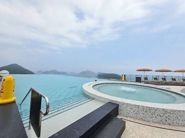 쏠비치 남해 인피니티풀. 사진= 김수연기자 newsnews@