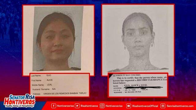 앨리스 궈(사진 왼쪽) 시장과 그와 이름과 생년월일, 태어난 지역이 모두 동일한 또 다른 여성의 사진. 리사 혼티베로스 상원의원 페이스북