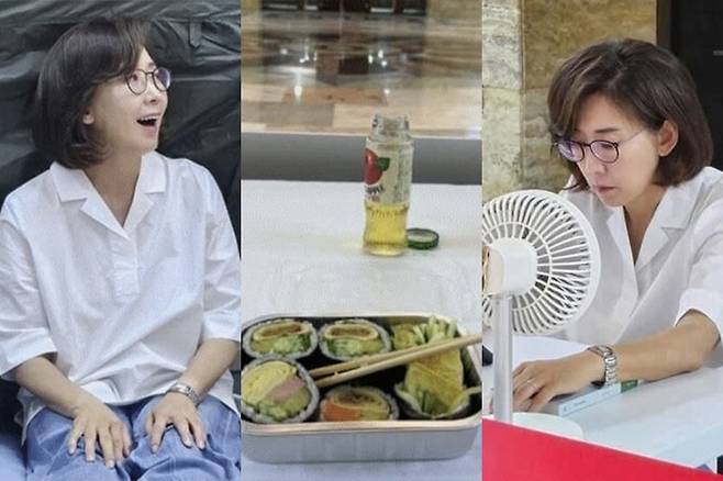 국회 본청에서 농성 중인 나경원 국민의힘 의원. / 사진=인스타그램