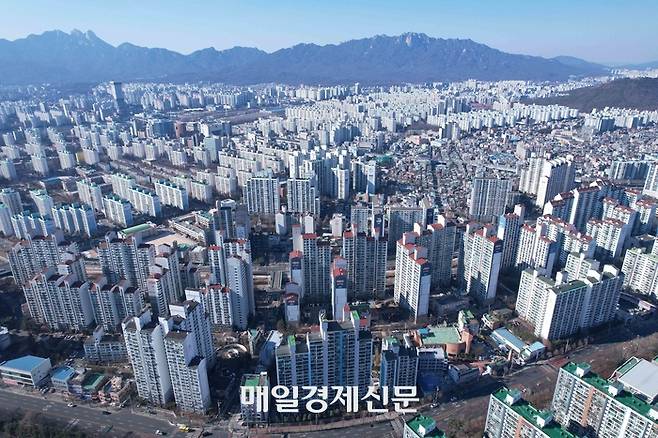 중저가 아파트가 밀집한 노원구 일대 전경  [박형기 기자]