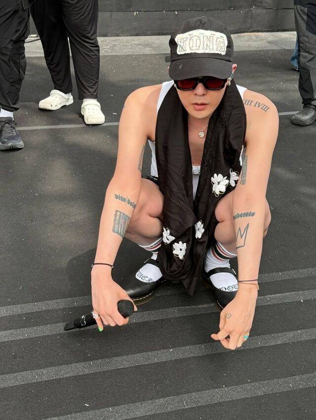 가수 지드래곤이 싸이의 '흠뻑쇼 2025' 리허설 현장사진을 공개했다. / 지드래곤 SNS 캡처