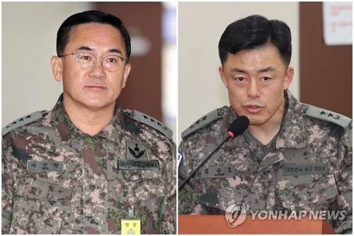 여인형, 문상호 [연합뉴스 자료사진]