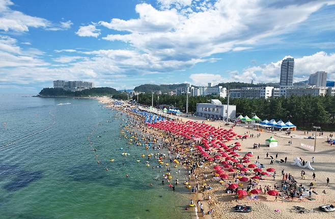 속초해수욕장 전경. 속초시 제공