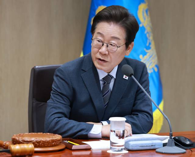 ▲ 이재명 대통령이 24일 서울 용산 대통령실 청사에서 열린 국무회의에서 발언하고 있다. ⓒ연합뉴스