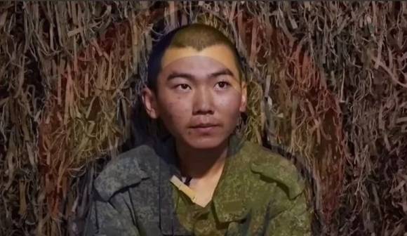 러시아 용병으로 참전했다가 우크라이나군에 항복한 중국인 왕우. Hochu Zhyt / Telegram