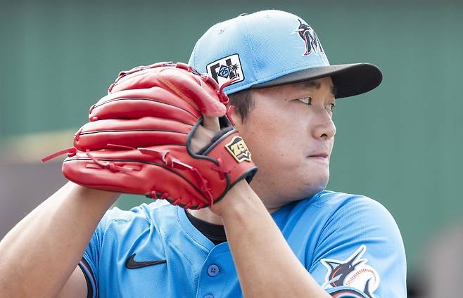 디트로이트 고우석은 30일(한국시간) 샬럿전에서 구원등판해 1이닝 무실점으로 트리플A 첫 세이브를 챙겼다.｜AP뉴시스