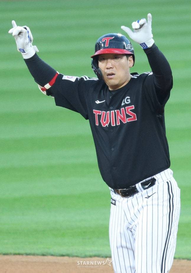 무려 16번째 올스타전에 나가게 된 김현수. /사진=김진경 대기자