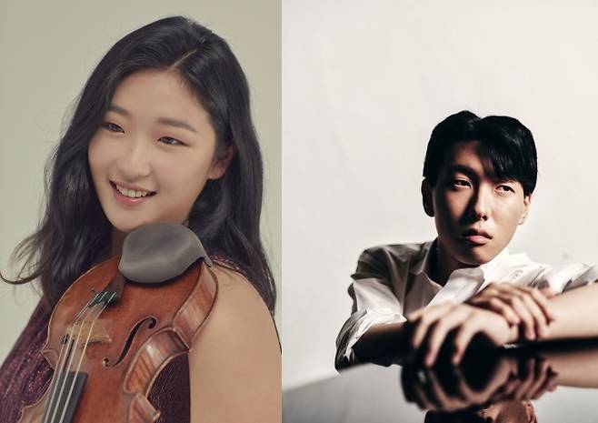 바이올리니스트 박수에와 피아니스트 김세현 [ⓒJino Park. ⓒShin-joong Kim. 재판매 및 DB금지]
